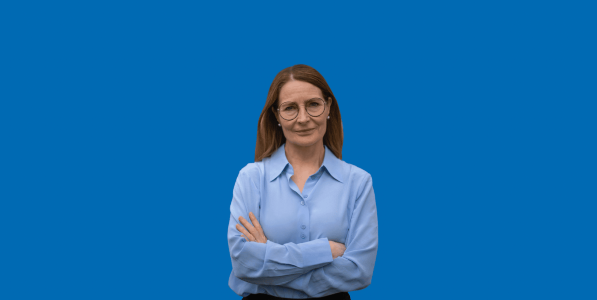 Amie Kronblad, kommunalråd och toppkandidat till regionfullmäktige